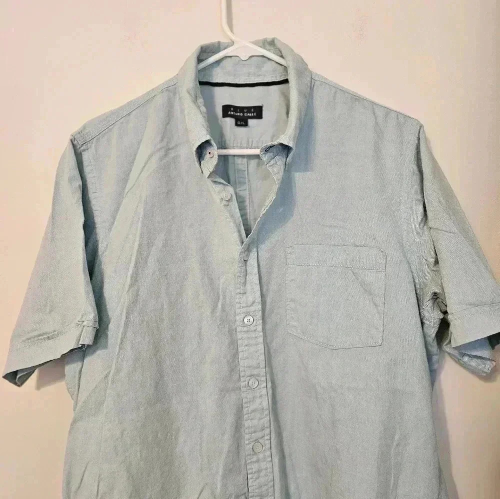 BLUE ARTURO CALLE 100% ALGOLODON EUC SIZE LARGE - Picture 4 of 8